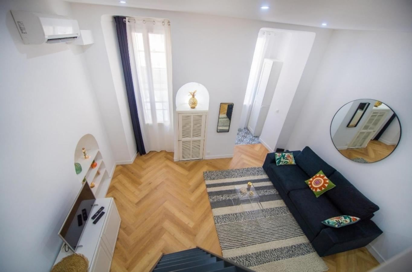 Studio Elegant 4 Couchages Front De Mer Clim Parking Privatif Wifi 니스 외부 사진